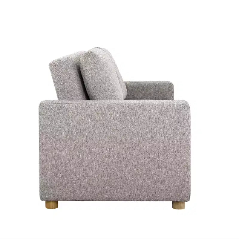 Sofa convertible Serta Aurora gris clair tissé