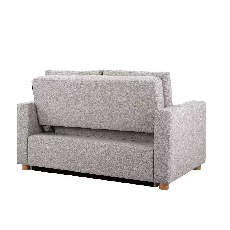Sofa convertible Serta Aurora gris clair tissé