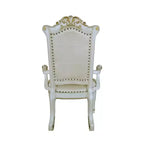 Fauteuil d'appoint Vendome 24" Simili Cuir/Finition Perle Antique - Acme Furniture
