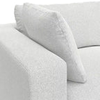 WyndenHall Marlee Canapé 2 places et pouf gris nuage