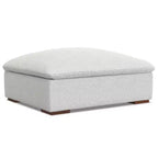 WyndenHall Marlee Canapé 2 places et pouf gris nuage