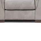 Fauteuil d'appoint Cornelia 43" en cuir beige - Acme Furniture : Mid-Century, capitonné, bois composite