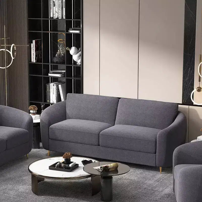 Canapé Yuina 60 po en lin gris - Acme Furniture