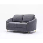 Canapé Yuina 60 po en lin gris - Acme Furniture