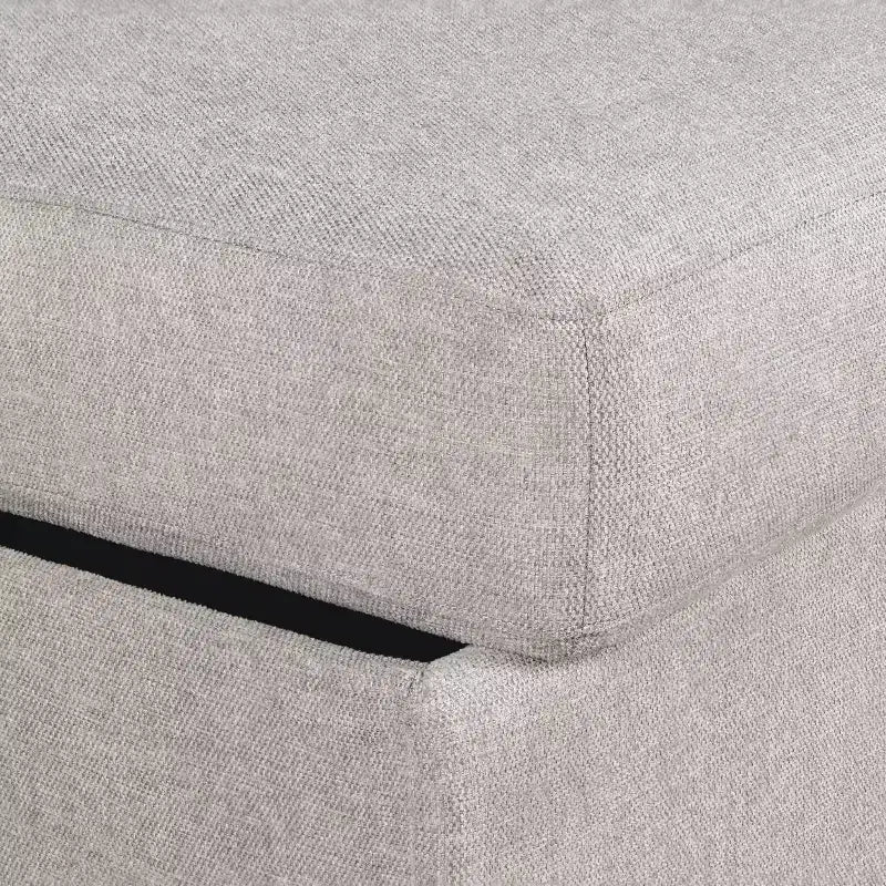 Canapé-lit gigogne Serta Hans en lin : taille Queen, convertible avec matelas à ressorts intérieurs
