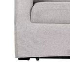Canapé-lit gigogne Serta Hans en lin : taille Queen, convertible avec matelas à ressorts intérieurs