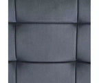 Causeuse 51 po Brantley Gris Sable - Acme Furniture : Comprend 2 coussins décoratifs, Cadre en métal