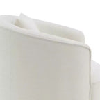 Canapé Odette 162 cm en chenille beige Acme Furniture : Causeuse classique, 2 oreillers, aucun assemblage requis