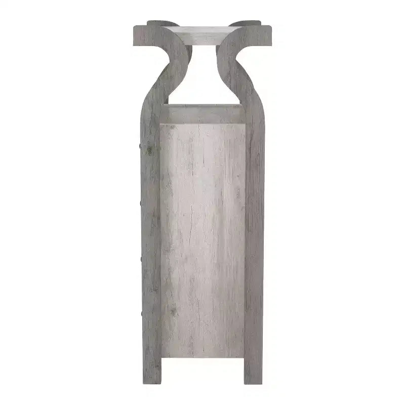 Commode 4 tiroirs miBasics Chickadee Farmhouse Blanc côtier : Rangement en MDF, Dispositif anti-basculement