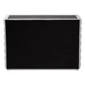 Baxton Studio Cadmus Channel Tufted Fabric 4 Drawer Dresser Light Gray