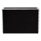 Baxton Studio Cadmus Channel Tufted Fabric 4 Drawer Dresser Light Gray