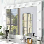 Miroir Grayde 15 pièces avec ampoules et chargeur USB Blanc lumineux - HOMES: Inside + Out
