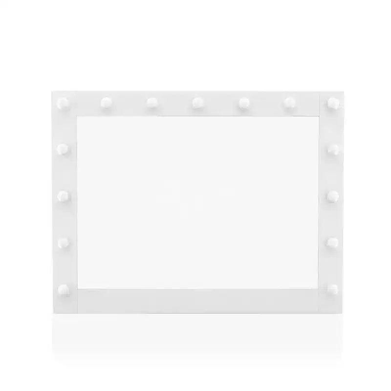 Miroir Grayde 15 pièces avec ampoules et chargeur USB Blanc lumineux - HOMES: Inside + Out
