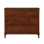 Commode Cambridge Comfort Pointe Marron : Style transitionnel, Coulisses en métal, Butées de sécurité, Aucun assemblage requis
