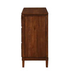 Commode Cambridge Comfort Pointe Marron : Style transitionnel, Coulisses en métal, Butées de sécurité, Aucun assemblage requis