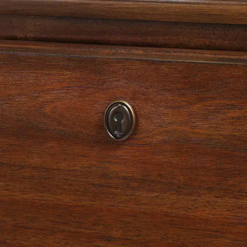 Commode Cambridge Comfort Pointe Marron : Style transitionnel, Coulisses en métal, Butées de sécurité, Aucun assemblage requis
