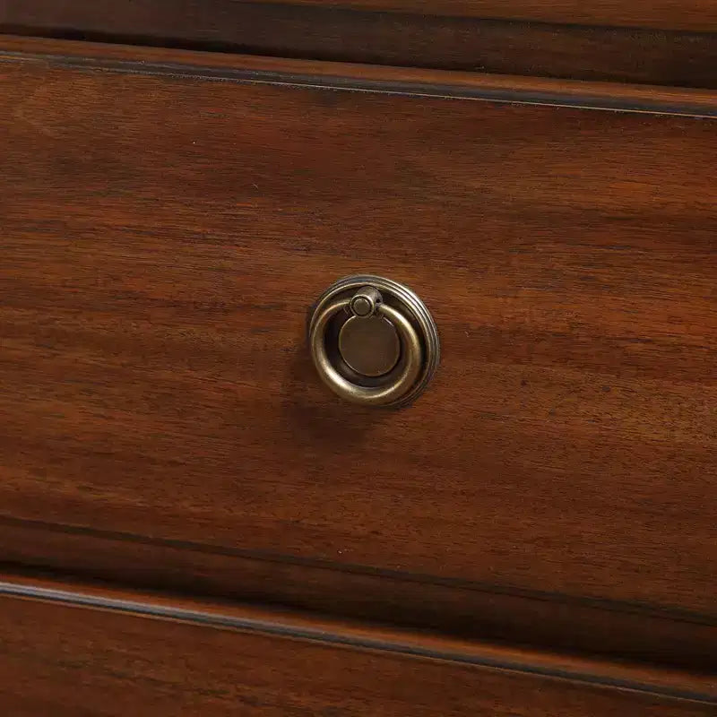Commode Cambridge Comfort Pointe Marron : Style transitionnel, Coulisses en métal, Butées de sécurité, Aucun assemblage requis
