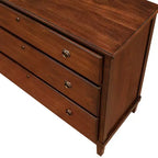 Commode Cambridge Comfort Pointe Marron : Style transitionnel, Coulisses en métal, Butées de sécurité, Aucun assemblage requis