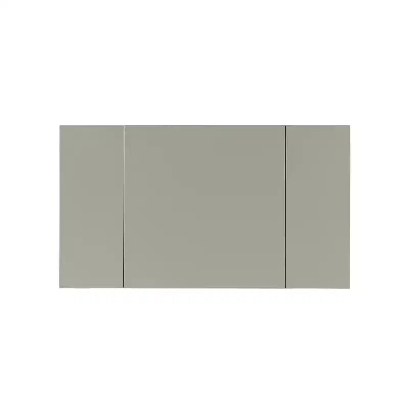 Coiffeuse en bois Harper Glam avec miroir escamotable et tabouret tapissé gris Miroir et argent - Linon