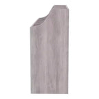 Coiffeuse 3 tiroirs Shop At Home 24h/24 et 7j/7 Peacemeld contemporaine 124,5 cm avec plateau en verre blanc côtier : Coiffeuse de chambre avec grand espace de rangement
