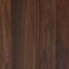 Table de chevet en bois Graceland 2 tiroirs Noyer marron/Doré - Baxton Studio