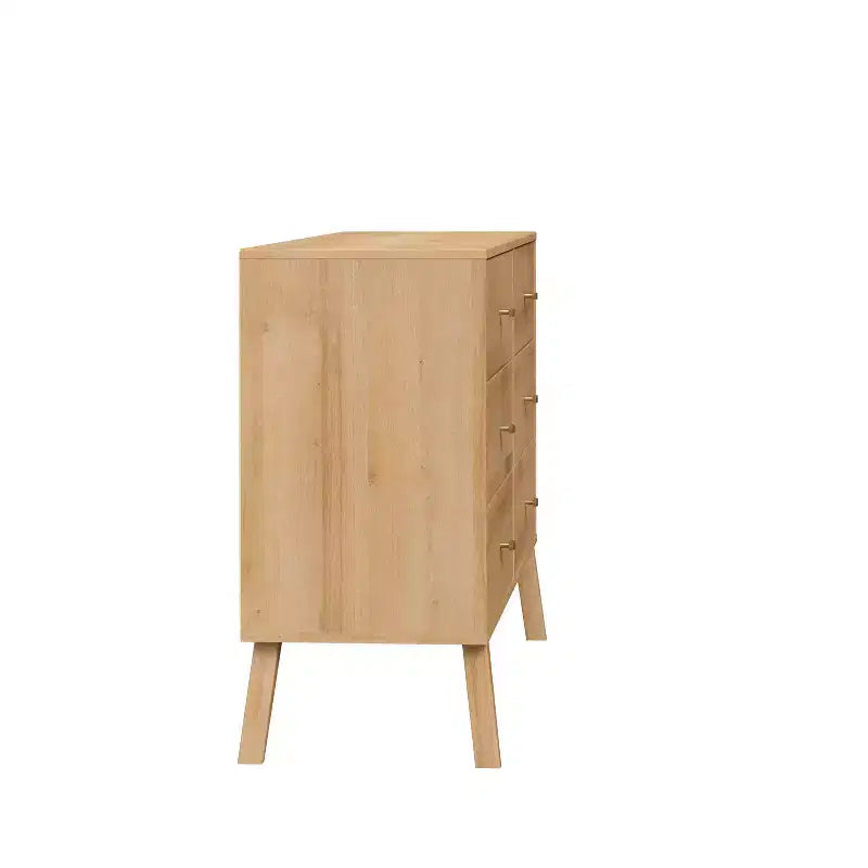 Commode 6 tiroirs Prepact Milo chêne naturel