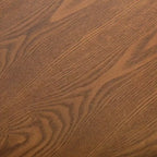 HOMES: Inside + Out Ensemble de chambre à coucher 3 pièces Queen Riverstone Mid-Century Modern avec 2 tables de nuit Noyer