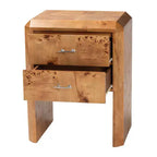 Table de chevet en bois Nebu Burl de Mappa bali & pari