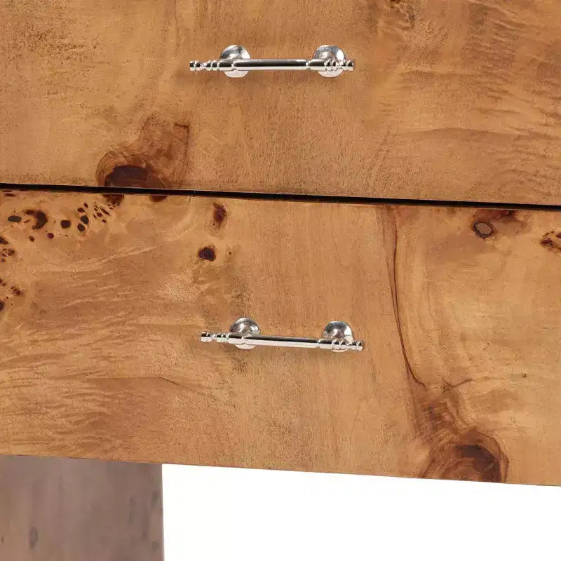 Table de chevet en bois Nebu Burl de Mappa bali & pari