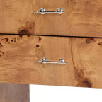 Table de chevet en bois Nebu Burl de Mappa bali & pari