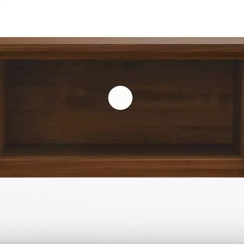 Meuble TV Mitchell 72" pour téléviseurs jusqu'à 80" Noyer - WyndenHall : Console média avec étagères fixes et ouvertes