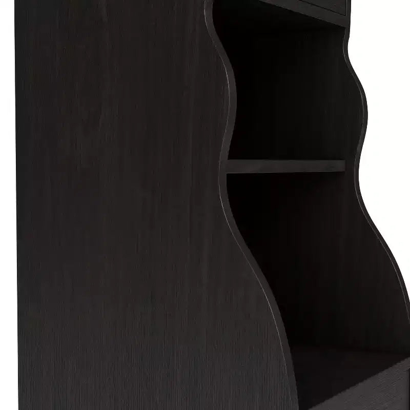 Magasin 24h/24 et 7j/7 – Meuble colonne Jenny 70,8" avec tiroir Espresso : Rangement multimédia de style transitionnel, étagères réglables