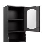 Magasin 24h/24 et 7j/7 – Meuble colonne Jenny 70,8" avec tiroir Espresso : Rangement multimédia de style transitionnel, étagères réglables
