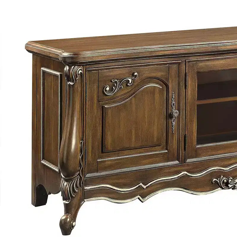 Meuble TV et console Latisha de 75 po fini chêne antique - Acme Furniture
