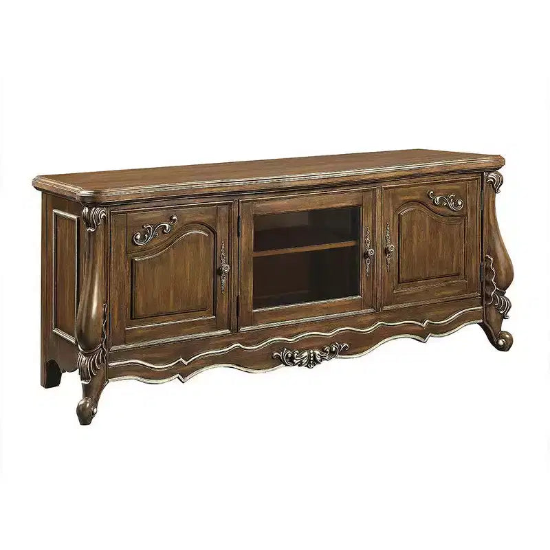 Meuble TV et console Latisha de 75 po fini chêne antique - Acme Furniture