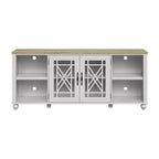Meuble TV Festivo Vintage Style 178 cm pour téléviseurs jusqu'à 203 cm Blanc