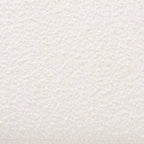 Banc de rangement Baxton Studio Basira en tissu bouclette : plateau relevable, ovale, style Japandi