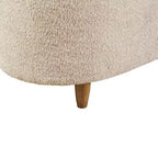 Banc de rangement Bailey Boucle à plateau rabattable taupe - Ink+Ivy : Pouf rembourré, meuble de chambre avec pieds en bois