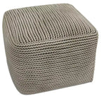 Pouf d'extérieur/intérieur Bayhill crème - WyndenHall