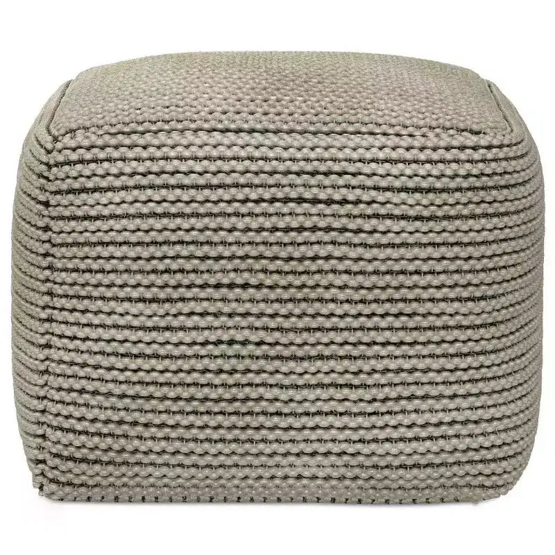 Pouf d'extérieur/intérieur Bayhill crème - WyndenHall