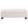 Christopher Knight Home Silas Indoor Upholstered Modern Storage Ottoman Beige