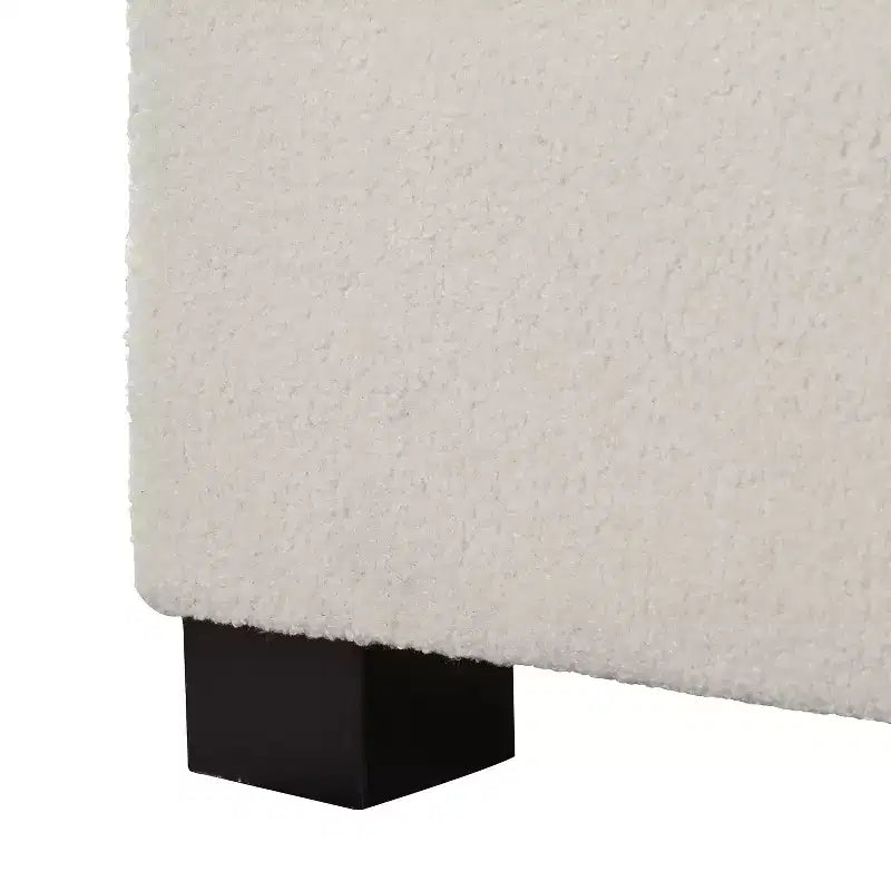 Christopher Knight Home Silas Pouf de rangement moderne rembourré d'intérieur beige