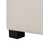 Christopher Knight Home Silas Pouf de rangement moderne rembourré d'intérieur beige