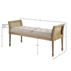 Banc d'appoint Isla Naturel - Martha Stewart