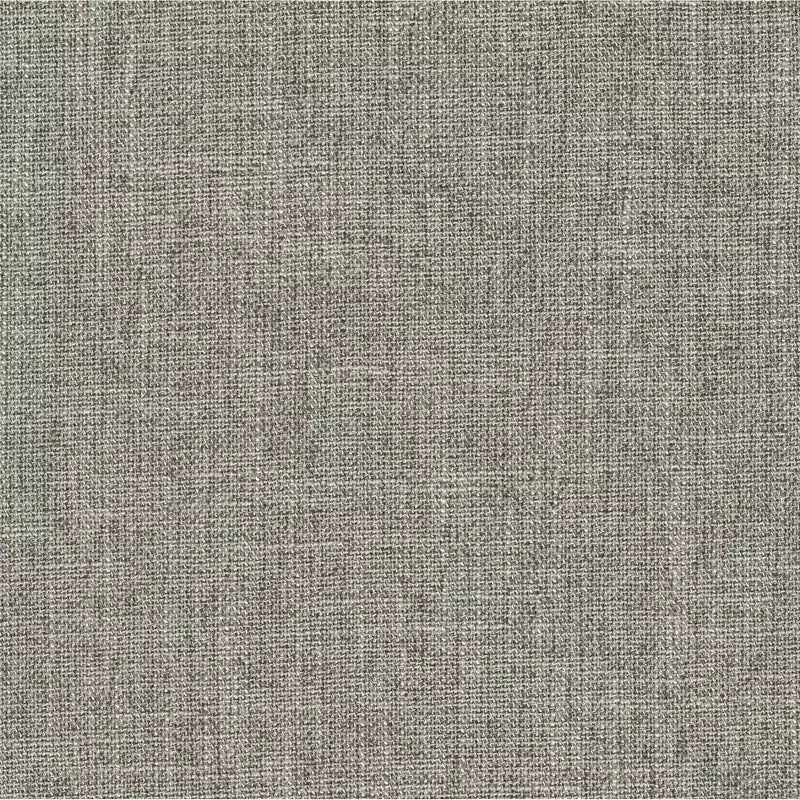 Banc de rangement capitonné avec pieds coniques en bois gris - HomePop : Couvercle à charnière, Pouf de chambre à coucher