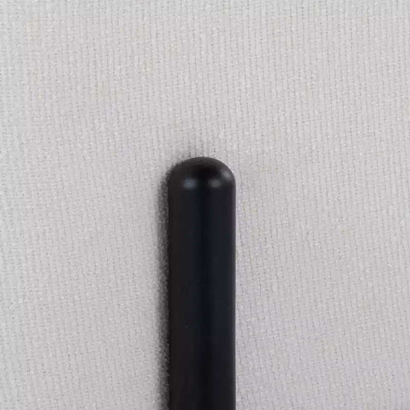 Banc Daniella LumiSource métal noir/tissu crème