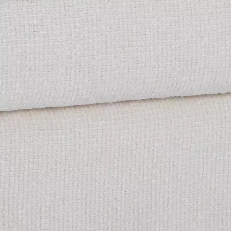 Banc Daniella LumiSource métal noir/tissu crème