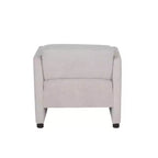 Fauteuil d'appoint Linon Landon en fausse peau de mouton gris clair