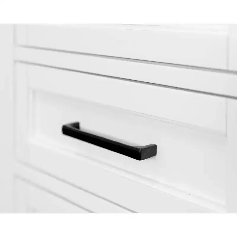 Bureau crédence en bois moderne : style exécutif, panneaux à rainures et perles, ports USB - Martin Furniture