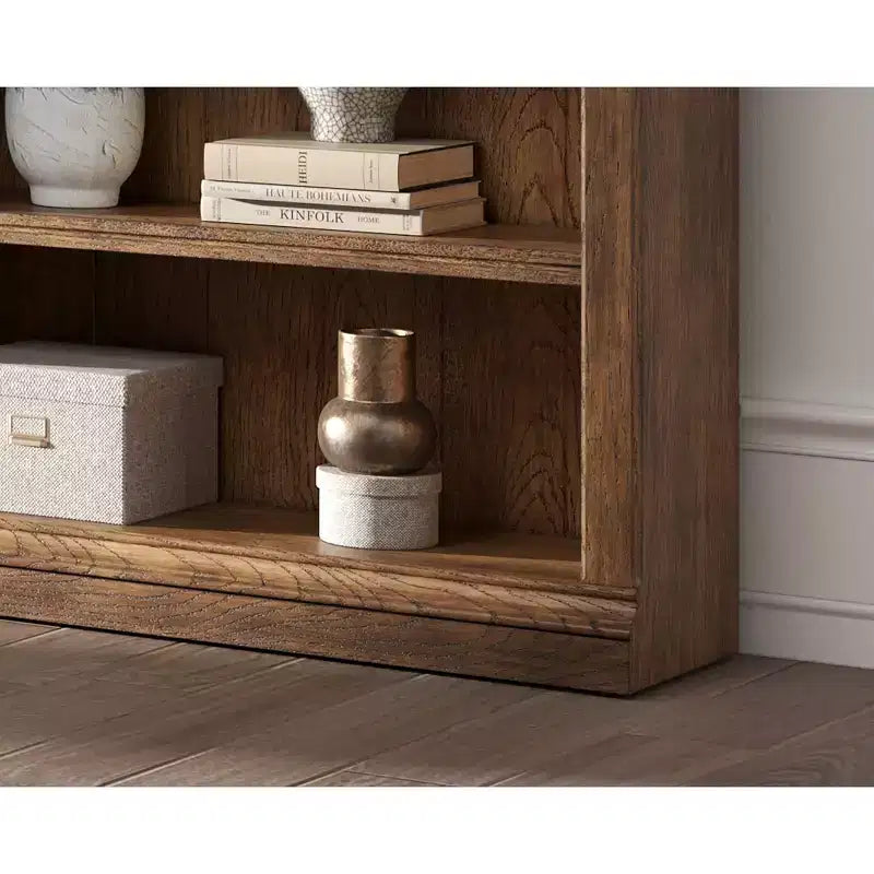 Bibliothèque murale traditionnelle haute de 94 po, collection Stratton marron – Martin Furniture